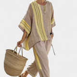 Lorena - Boho Set in Linen and Bamboo