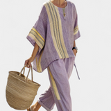 Lorena - Boho Set in Linen and Bamboo