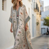Bohemian Style Printed Kaftan Dress for Women