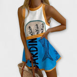 Isoria – Mini Dress in Nautical Style