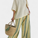 Olivia - Bamboo Linen Set in Olive Colour