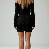 Emily Off-Shoulder Cocktail Dress