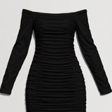 Emily Off-Shoulder Cocktail Dress