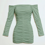 Emily Off-Shoulder Cocktail Dress