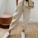 Lightweight Anti-Sweat Linen Trousers