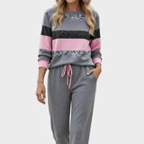 Zofie - Striped Tracksuit Set