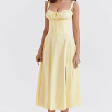 Elegant Corset Sun Dress for Women