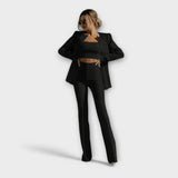 Selina - Stylish 3-Piece Set (Blazer, Top, Trousers)