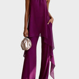 Viola - Elegant Halter Set with Trousers