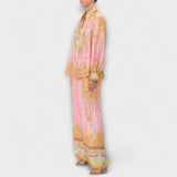 Sage - Mermaid Relaxed Shirt and Stretch Waist Trousers Set