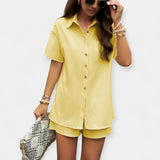 Karolína - Comfortable set with a shirt and shorts