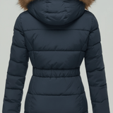 Colleen – Women’s Down Puffer Jacket with Faux Fur Hood