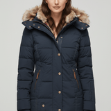Colleen – Women’s Down Puffer Jacket with Faux Fur Hood