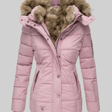 Colleen – Women’s Down Puffer Jacket with Faux Fur Hood