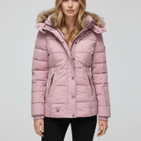 Colleen – Women’s Down Puffer Jacket with Faux Fur Hood