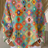 Tilde | Colourful Sweater with Checkered Pattern