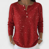 Luca | Long-Sleeved Round Neck Jumper with Buttons