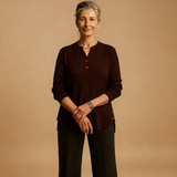 Louisa | Solid Knit Sweater with Long Sleeves