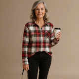 Mira | Classic Checked Blouse