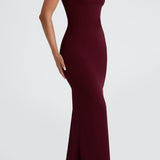 Maia Maxi Dress - Cherry Lacquer