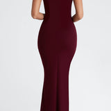 Maia Maxi Dress - Cherry Lacquer