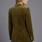 Women’s Velvet Style Blazer Tailored Smart Occasion Jacket