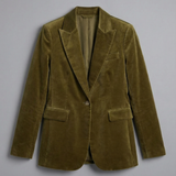 Women’s Velvet Style Blazer Tailored Smart Occasion Jacket