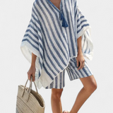 Salomé - Striped Set with Top and Shorts