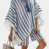 Salomé - Striped Set with Top and Shorts
