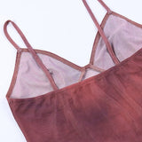 Crisscross Mesh Crop Cami Top