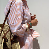 Colen | Classic Striped Shirt Dress