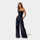Nina - Dungaree Set with Lace Straps