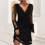 Classic V-Neck Evening Dress - Elegant Matilda Design