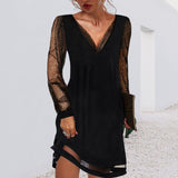 Classic V-Neck Evening Dress - Elegant Matilda Design