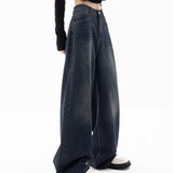 90s Vintage Washed Effect Baggy Boyfriend Jeans