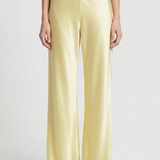 Satin Wide-Leg Airport Trousers