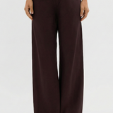 Satin Wide-Leg Airport Trousers