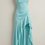 Amelia Flowing High-Low Maxi Dress