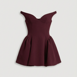 Vivienne Sculpted Off-Shoulder Mini Dress