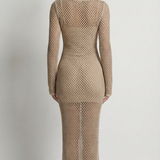 Nadia Sheer Knit Maxi Dress